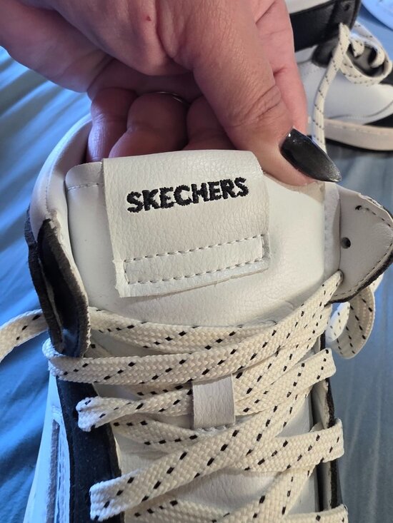 Skechers Shoes - Skechers High Top Sneakers — Black & White — Memory Foam — Women's US 8 — Worn O